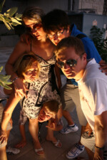 Kleiner Stopp für eine Fotosession in Zadar Zadar am Abend