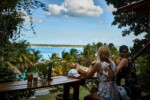 Perfekte Aussicht für den Nachmittagssnack Lagune Bacalar