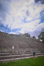 Ziemlich beeindruckende Maya Ruinen in Caracol. Maya Runien Caracol